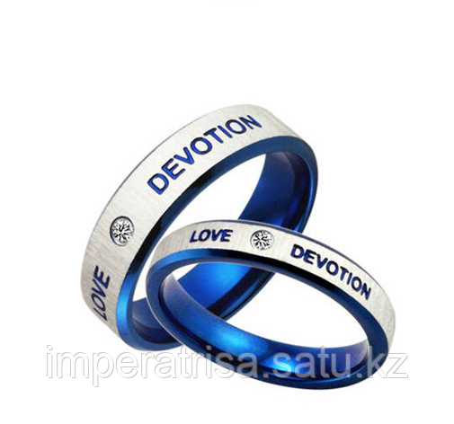 Парные кольца для влюбленных "Devotion love", фото 1