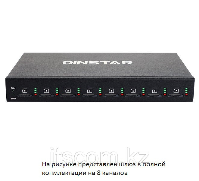 VoIP-GSM шлюз Dinstar DWG2000E-4GSM-M