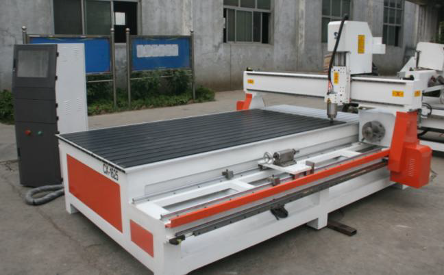 Боковой роторный гравировальный станок по дереву 1625