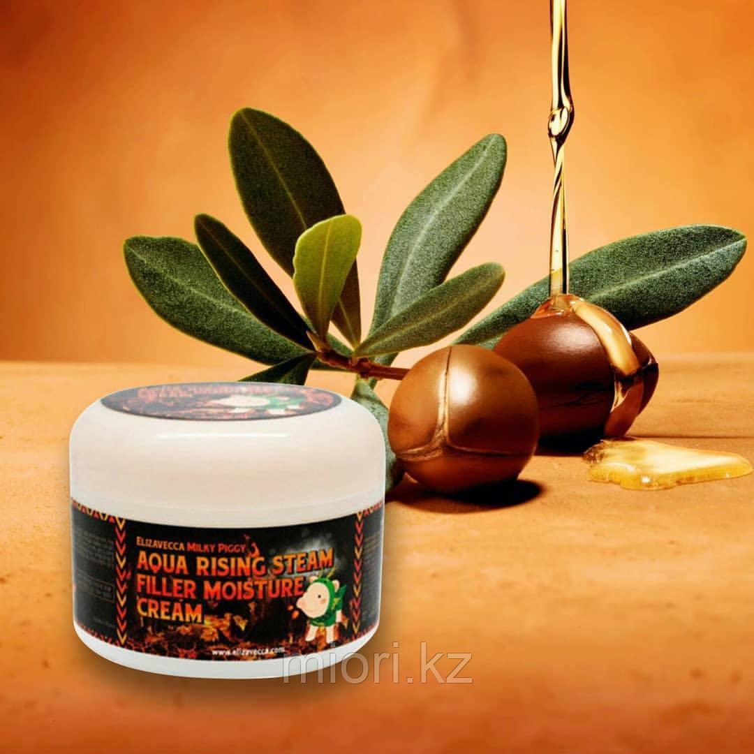 Elizavecca milky piggy aqua rising argan gelato steam cream крем фото 21