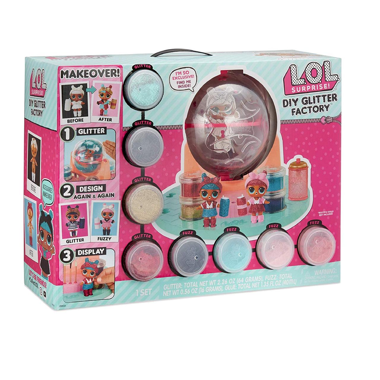 НОВИНКА! Фабрика блеска от L.O.L. DIY Glitter Station с эксклюзивной куклой - создай сама свою куколку!