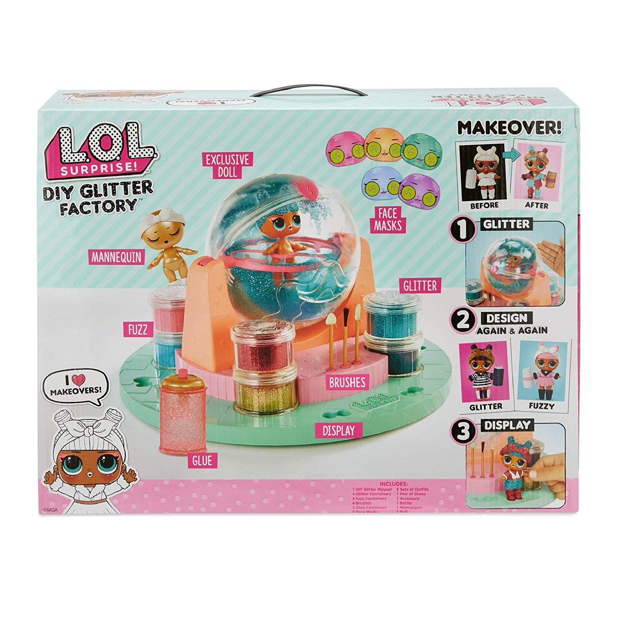 НОВИНКА! Фабрика блеска от L.O.L. DIY Glitter Station с эксклюзивной куклой - создай сама свою куколку!