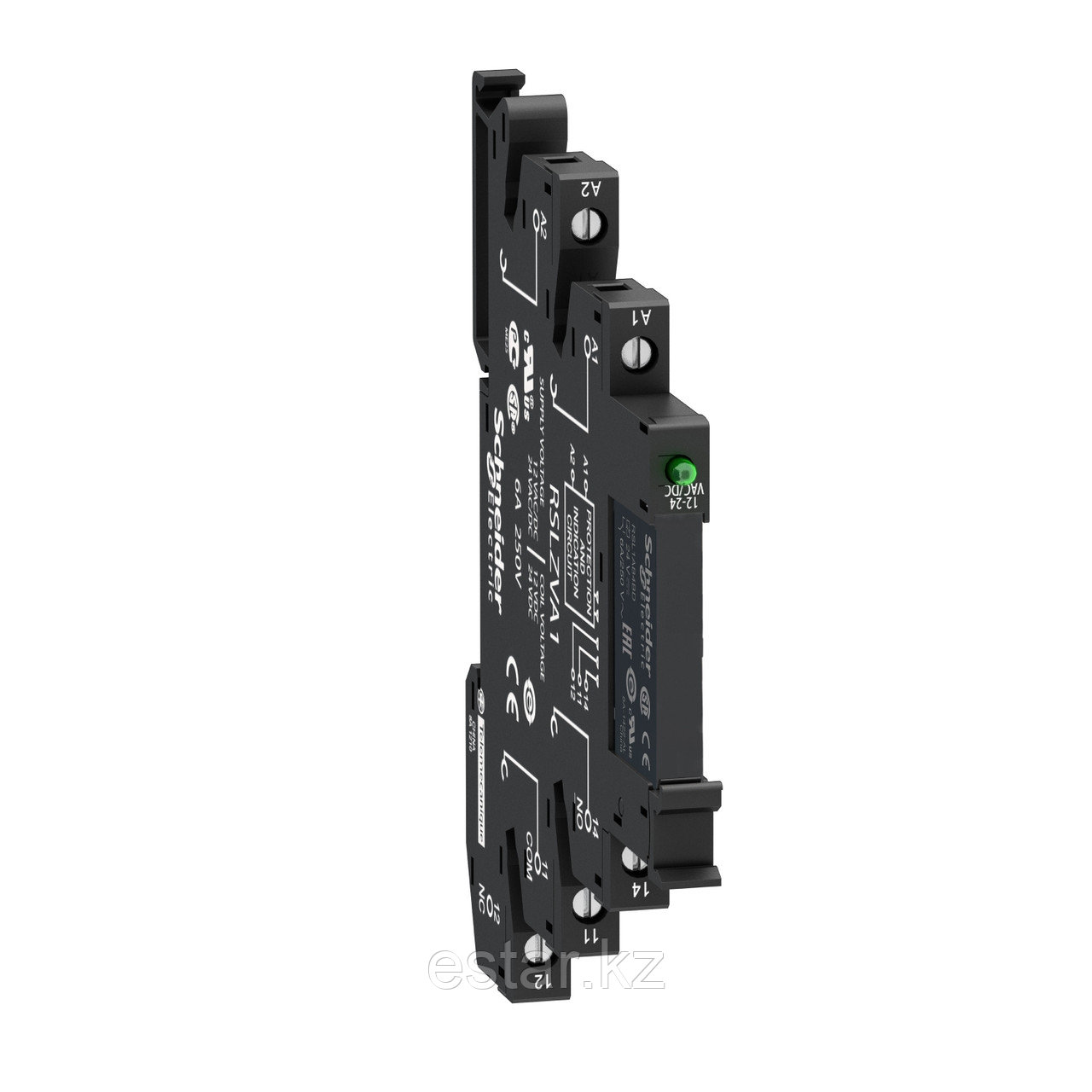 Комплект интерфейсного реле и розетки, 1C/O, 48В АС/DC