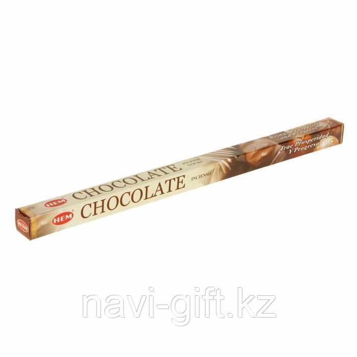 Благовония "HEM" 8 палочек угольные chocolate - фото 2 - id-p60843290