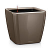 Вазоны с автополивом LECHUZA Quadro 28 - 28*28*33cм антрацитовый металлик, фото 3