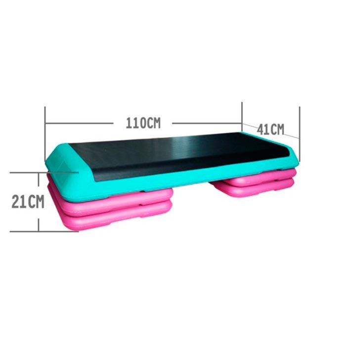 Степ платформа для кроссфита зеленая ( Габариты: 110 х 41 х 21 см ) - фото 2 - id-p45419802