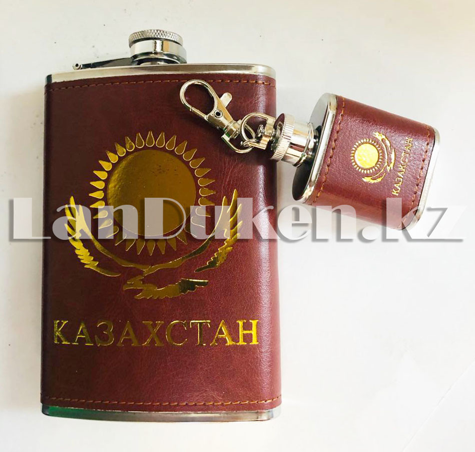 Подарочный набор "Казахстан" (фляга, воронка, мультитул, мини фляга в виде брелка) - фото 6 - id-p60716106
