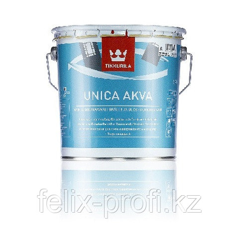 UNICA AKVA  акриловая краска для дверей и оконных рам 0.9 л. 