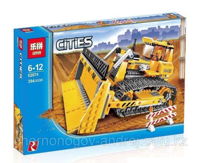 Конструктор City 02074 Бульдозер Genuine 394Pcs Technic Series