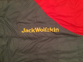 Оригинальный утепленный спальный мешок на пуху до -10 Jack WolfSkin, доставка