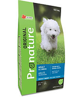 Pronature Original NEW Сухой корм для взрослых собак всех пород (с курицей и овсом) 20 кг