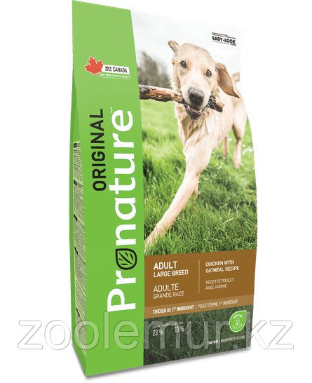 Pronature Original NEW Сухой корм для собак крупных пород курица 15 кг