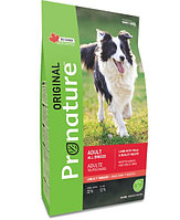 Pronature Original NEW Сухой корм для взрослых собак всех пород (с ягнёнком, горохом и ячменём) 2,27 кг