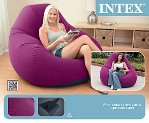 Надувное кресло Intex 68584 (Бордовый), фото 2