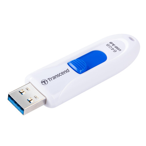 Transcend USB Flash 64GB - White usb флешка (flash) (TS64GJF790W) - фото 1 - id-p60876390