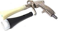 Пистолет пневматический "Tornado" для химчистки салона а/м со сменной щеткой-насадкой Forsage F-203822
