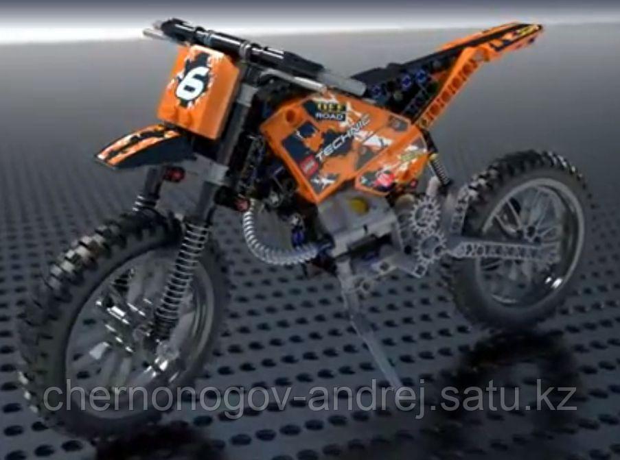 Lego 4433 Dirt Bike Transporter Motorcycle Pulls A Wheelie - YouTube