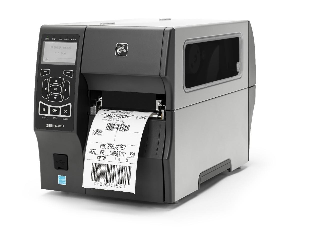 Промышленный принтер этикеток Zebra ZT410