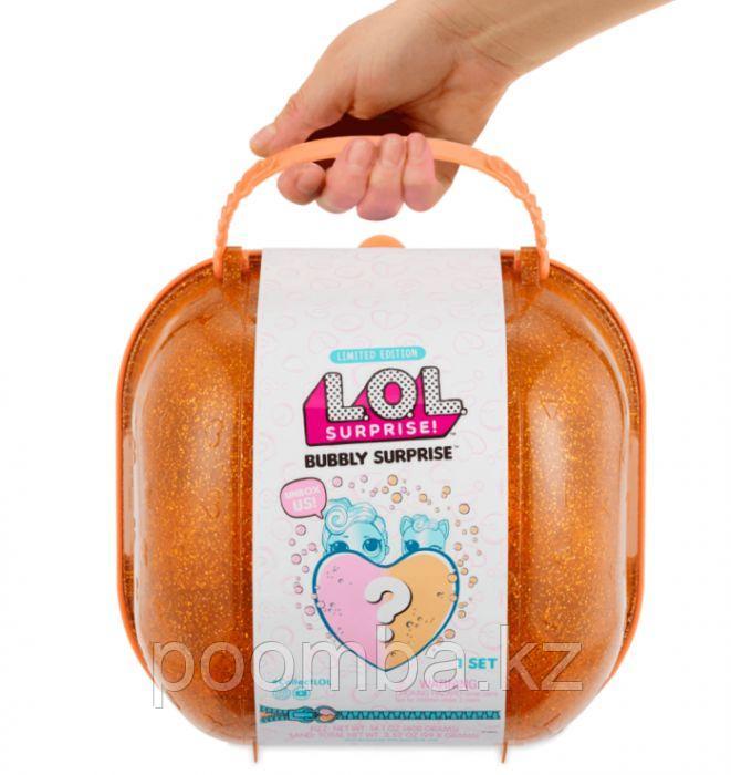 LOL Surprise Кукла и питомец сюрприз в чемодане сумочке золотой Bubbly Surprise Pink