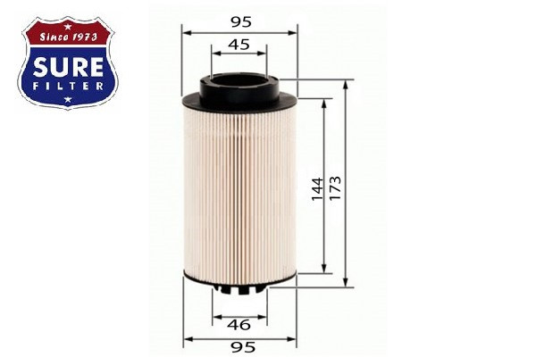 Фильтр топливный SFF0063E ( MANN PU1059X) - фото 1 - id-p60894771