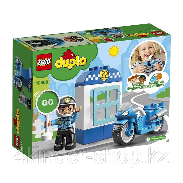Lego Duplo 10900 Конструктор Полицейский мотоцикл - фото 2 - id-p60896048