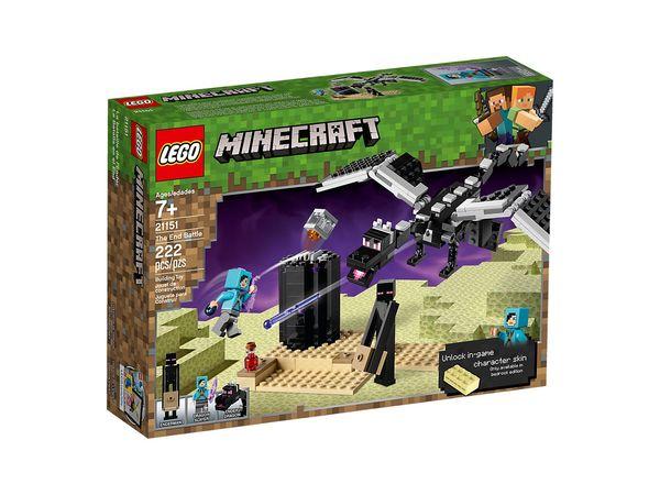 Конструктор LEGO Minecraftт Битва на земле 21151