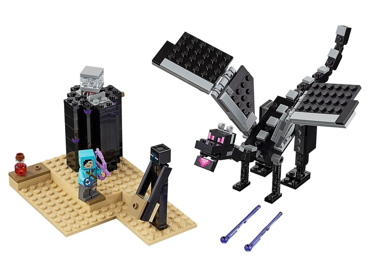 Конструктор LEGO Minecraftт Битва на земле 21151