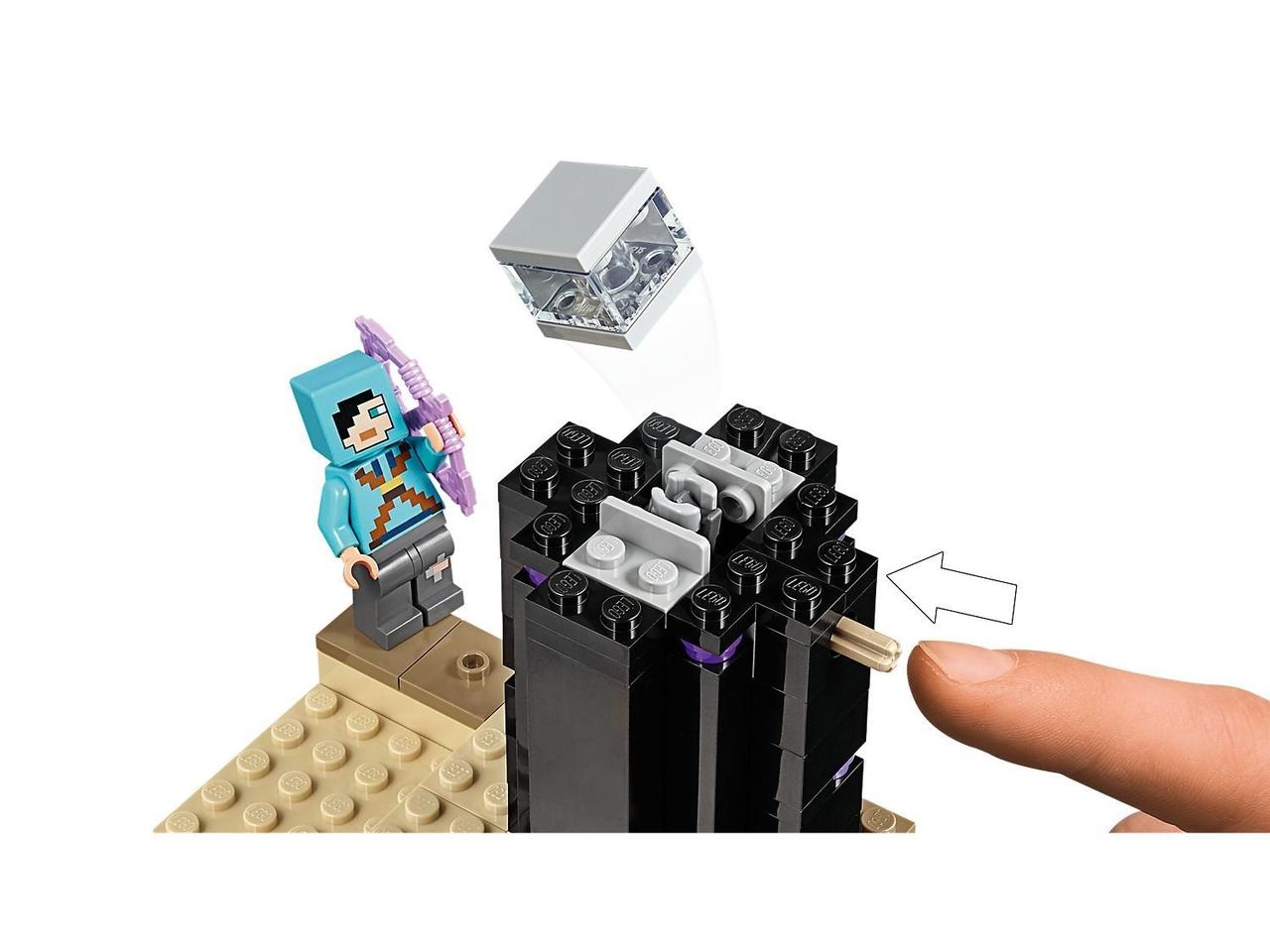 Конструктор LEGO Minecraftт Битва на земле 21151