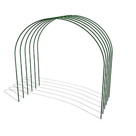 Дуга парниковая ф5мм, 0,85мх0,9м, метал. в ПВХ (комплект 6шт) 64408