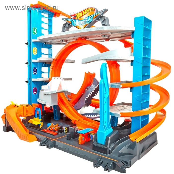 Hot Wheels Сити Невообразимый гараж Парковка  FTB69