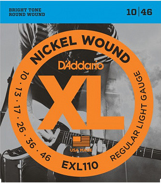 Струны для электрогитары Daddario EXL 110