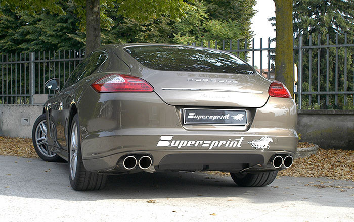 Выхлопная система Supersprint на Porsche Panamera