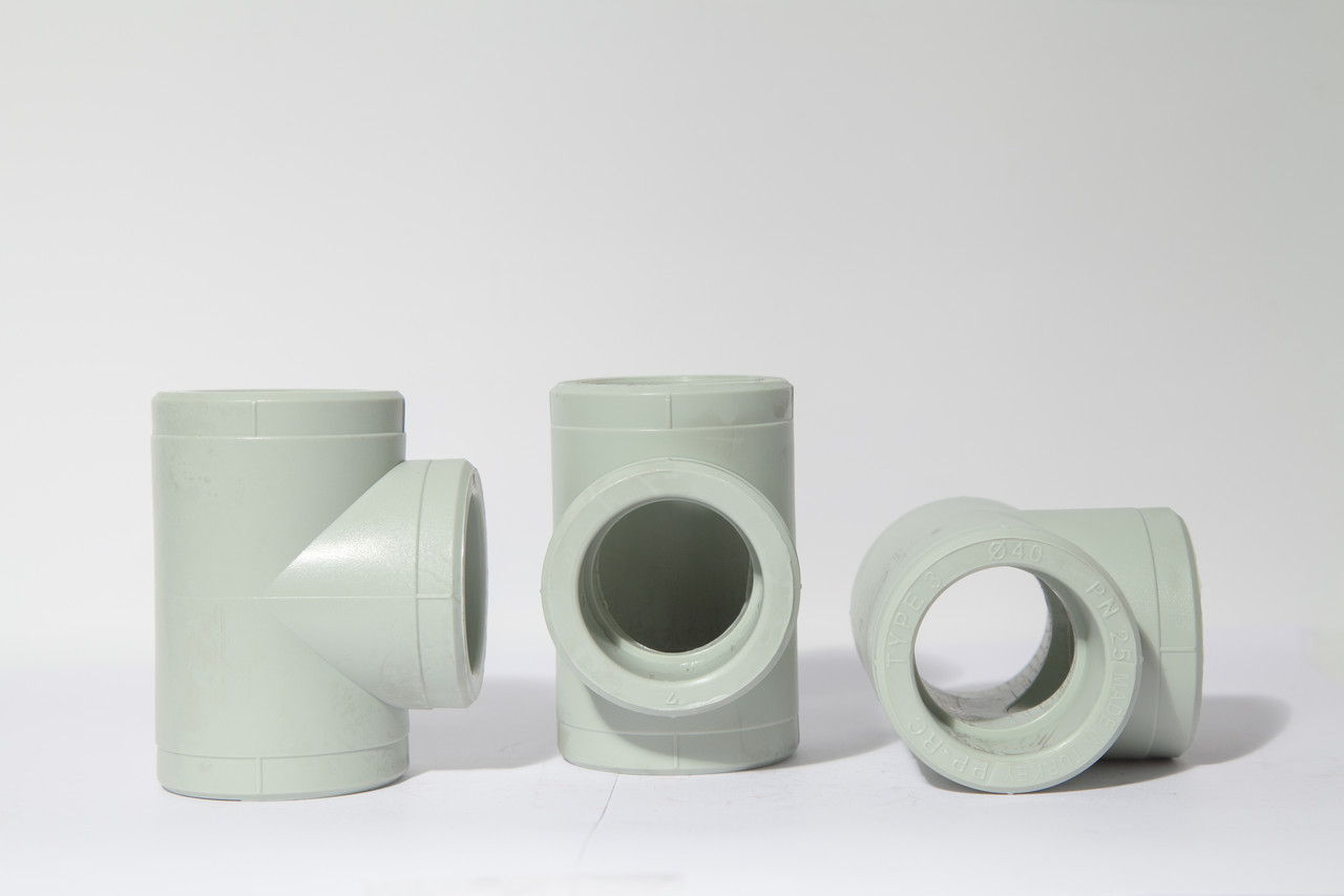 Полипропиленовый тройник с переходом HAIRUN PN25 32*25, фото 1