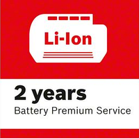 Bosch Battery Premium Service - 2 года гарантии на Li-On батареи и ЗУ.