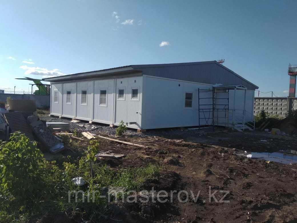 Модульное офисное помещение общей площадью 142,27 м². .
