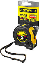 Рулетка STAYER "PROFI" "MARS", обрезиненный корпус, утолщенное полотно, 3мх16мм, фото 3