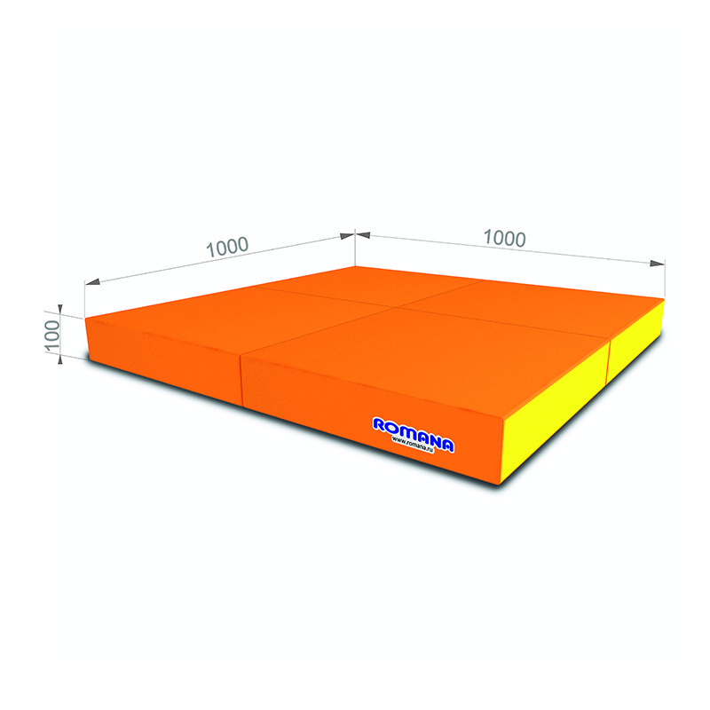 Романа Мягкий щит pro 1*1*0,1 четверной (оранжевый)