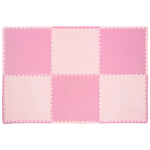 Детский коврик пазл Funkids "Симпл-24", 02, розовый