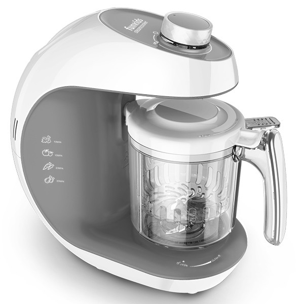 Блендер-пароварка Funkids "SteamCooker BFP-1800M", White-D.Grey