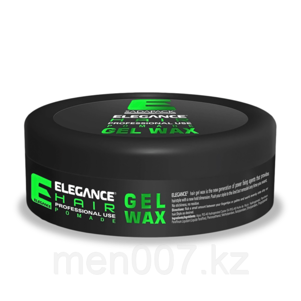 Гель-воск для укладки волос Elegance «Green» 140ml уценка