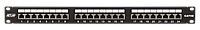Коммутационная панель NETLAN 19", 1U, 24 порта, Кат.5e (Класс D), 100МГц, RJ45/8P8C, 110/KRONE, T568A/B, экран