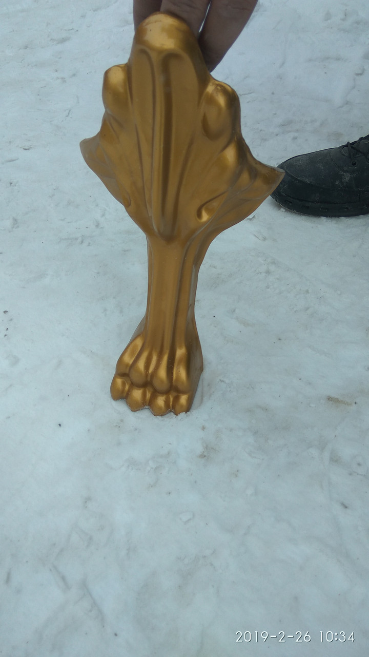 Ножки Даллас под ванну. Львиные лапы. (золото / хром) - фото 5 - id-p60936222