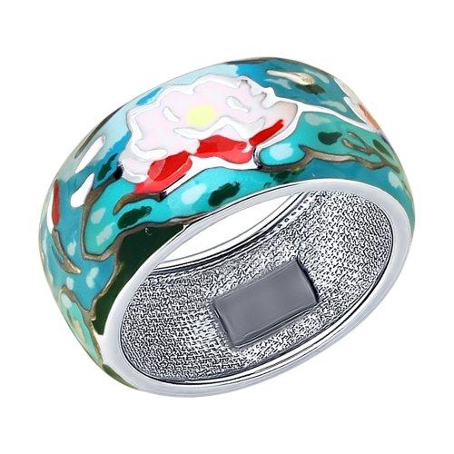 Кольцо из серебра с эмалью SOKOLOV 94012214