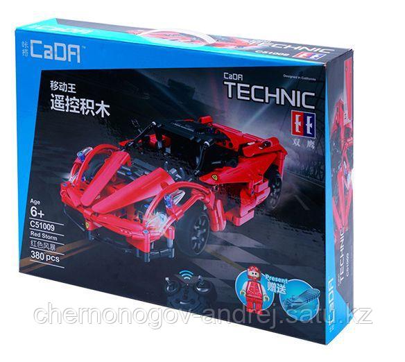 Конструктор на радиоуправлении CaDa Technic 2,4Ггц Спортивная машина 380 детали (C51009W)