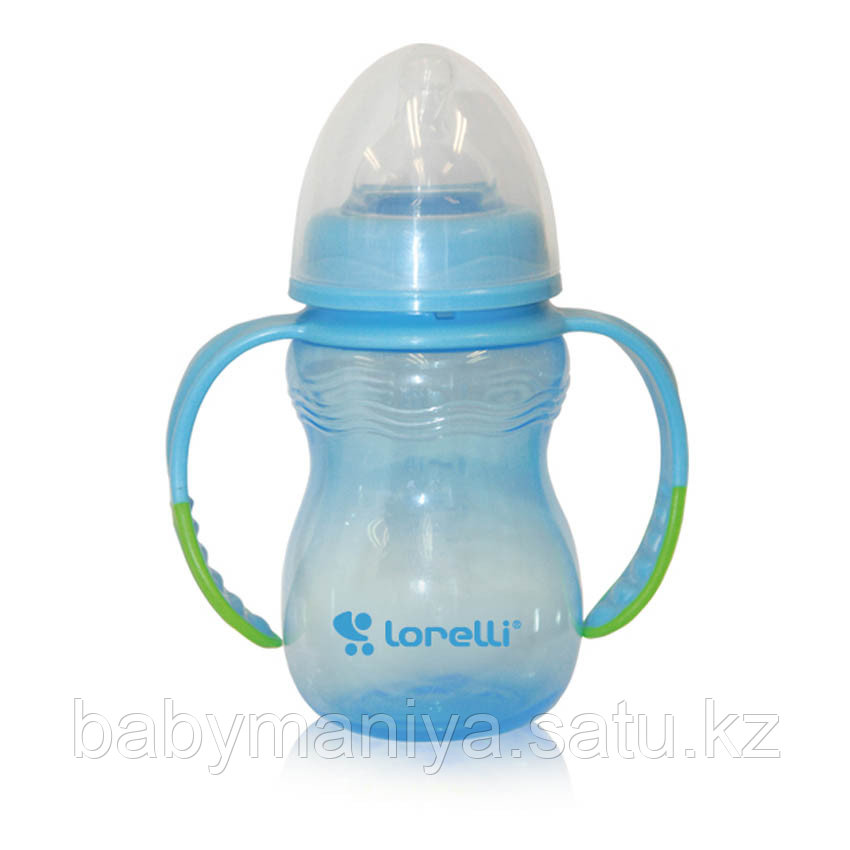 Бутылочка для кормления с ручками Baby Care Lorelli 250 мл