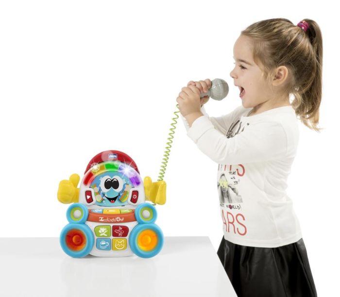 CHICCO: Игрушка музыкальная Караоке 3г+