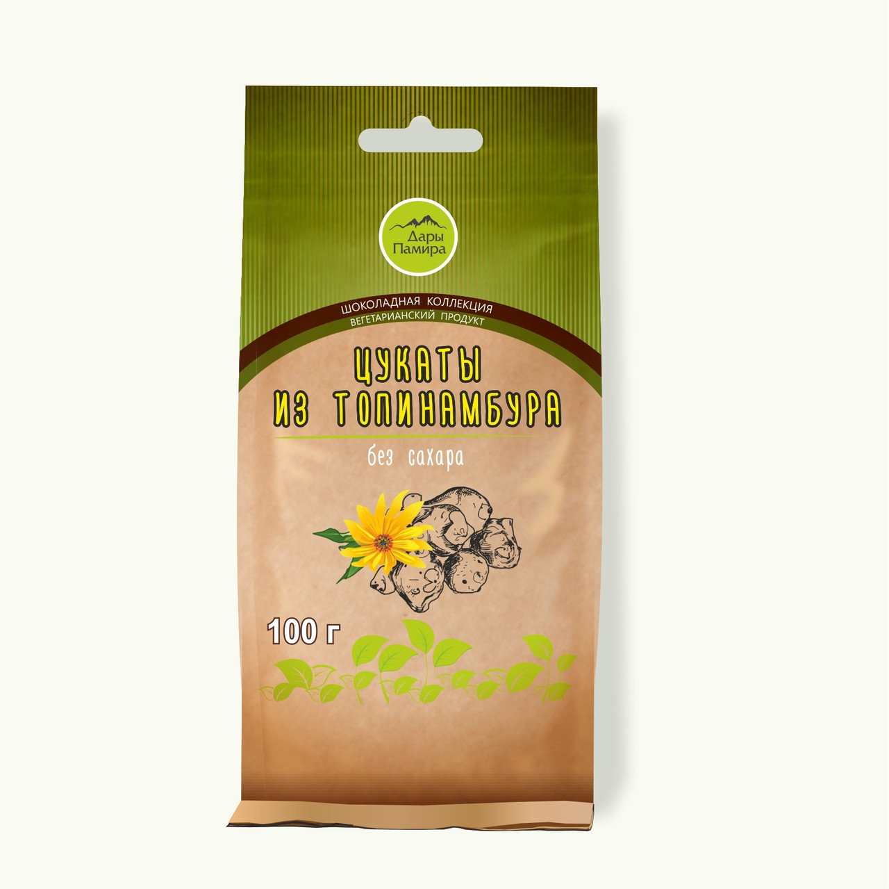 Цукаты из топинамбура фас., 100г.