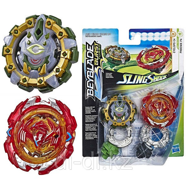 Hasbro Bey Blade Бейблэйд Игровой набор 2 волчка СлингШок