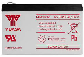 Аккумулятор Yuasa NPW 36-12 (12В, 7.5Ач), фото 2