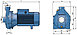 Центробежный насос Pedrollo CP 220B (3кВт | 380В | от 3 до 27 м3/час |от 25 до 37.5 м Напор) - фото 4 - id-p61014940